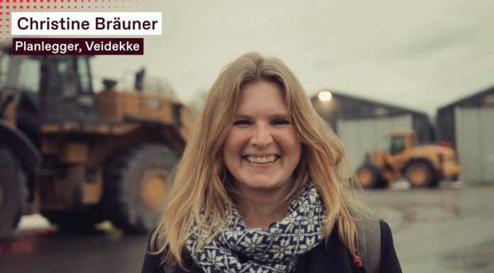 Christine, planleggingsleder i Veidekke Anlegg