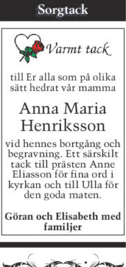 Anna Maria Henriksson