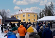 I Nuolajärvi bevaras en del av Malmbergets minne