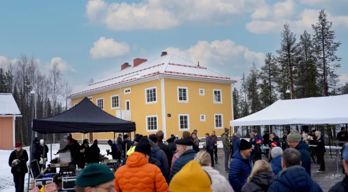 I Nuolajärvi bevaras en del av Malmbergets minne