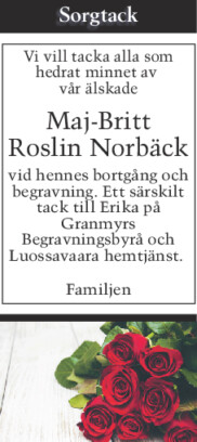 granmyrs-Maj-Britt Roslin Norback Tack
