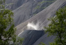LKAB fortsätter arbetet för att minska damningen i Kiruna