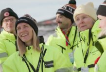 Ögonblick från Viscarias Bangårdsinvigning Leväjärvi