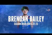 Brendan Bailey season highlights 2022-2023 with BC Luleå