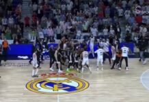 Ett enormt bråk bröt ut mellan Real Madrid och Partizan i EuroLeague Playoffs 😳