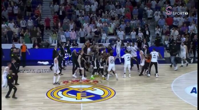 Ett enormt bråk bröt ut mellan Real Madrid och Partizan i EuroLeague Playoffs 😳