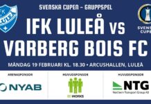Matchinformation IFK Luleå- Varbergs BoIS