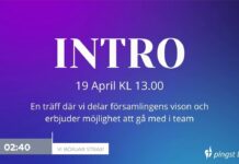 Gudstjänst 19 april 2026 Pingstkyrkan Luleå