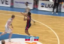 Robert Carpenters tunga alley-oop-dunk vs. Norrköping i semifinal 3