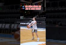 Hur många gånger kan man gå under bollen? 🤔 #basketball #under #sports #competition