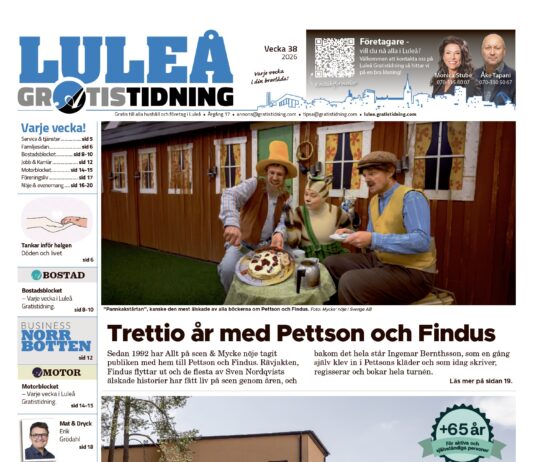 Luleå Gratistidning (vecka 38, 2026)