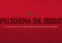 Här är spelschemat för SHL 2026/2027!