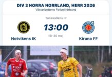 På lördag väntar Kiruna FF – lotteriet är igång