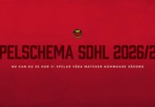 Här är spelschemat för SDHL 2026/27