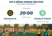 Måndagsmatch i div 4 – Älvsbyn på besök