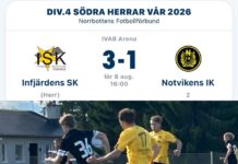 Andralaget skakade ledande Infjärdens SK
