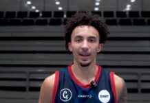 Jalen Leach efter vinsten mot Umeå Basket i Scandic Luleå Games