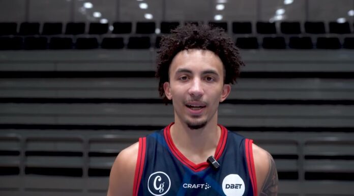 Jalen Leach efter vinsten mot Umeå Basket i Scandic Luleå Games