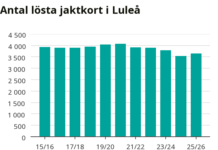 Efter flera års nedgång – fler jägare i Luleå