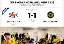 Ny poäng – kvitterat med kvarten kvar
