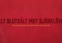 Slutsålt imorgon – hjälp oss fylla varje plats!