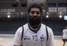 Tuburu Naivalurua inför fredagens bortamatch mot Borås Basket