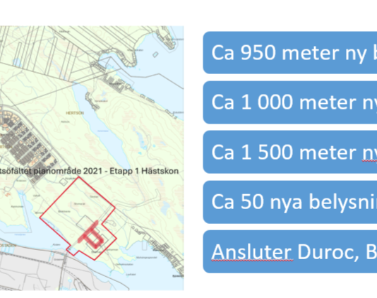 Infrastrukturen på Hertsöfältet når viktigt delmål