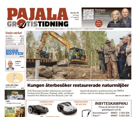 Pajala Gratistidning (vecka 35, 2026)