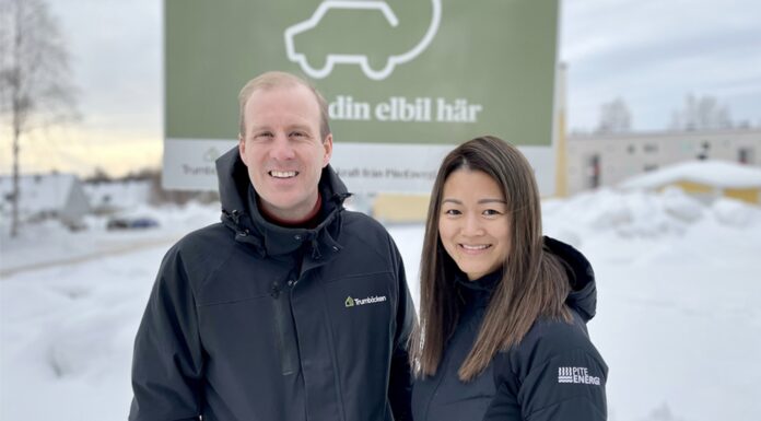 Trumbäcken driftsätter 14 publika laddplatser med hjälp av PiteEnergi