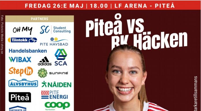 Toppmatch på fredag i Piteå!
