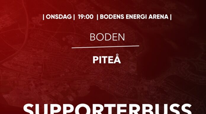 Supporterbuss / Piteå IF – Herrlaget