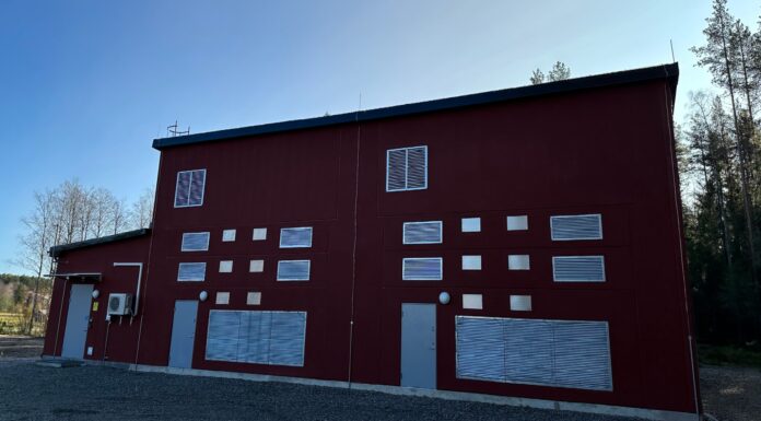 Ny transformatorstation i Rosvik är nu i drift