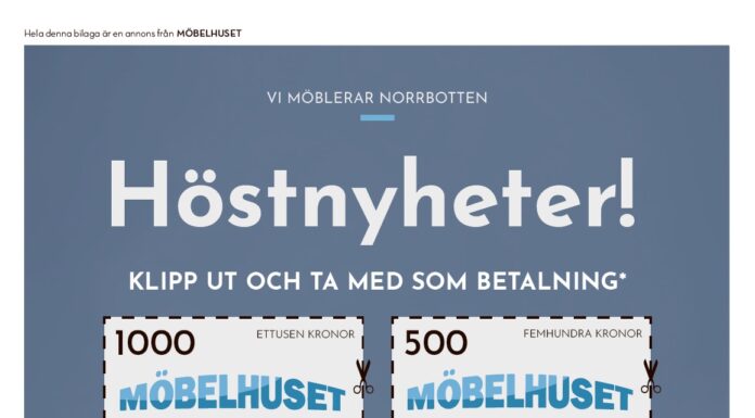 Möbelhuset (vecka 38, 2025)