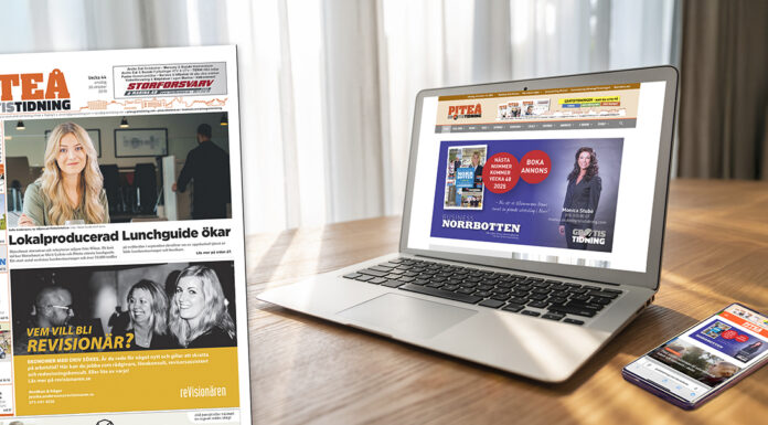 Piteå Gratistidning växlar upp – bygger framtidens lokala mediehus med print, webb och ny app
