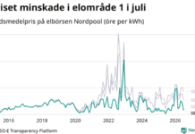 Högre elpriser än i juli i fjol: Här är läget på elmarknaden i Piteå