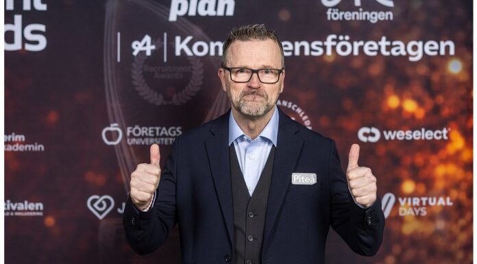Fredrik Blom finalist till Sveriges Topp 10 Rekryterare