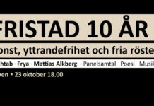 Tio år som fristad i Umeå uppmärksammas med samtal, poesi och musik